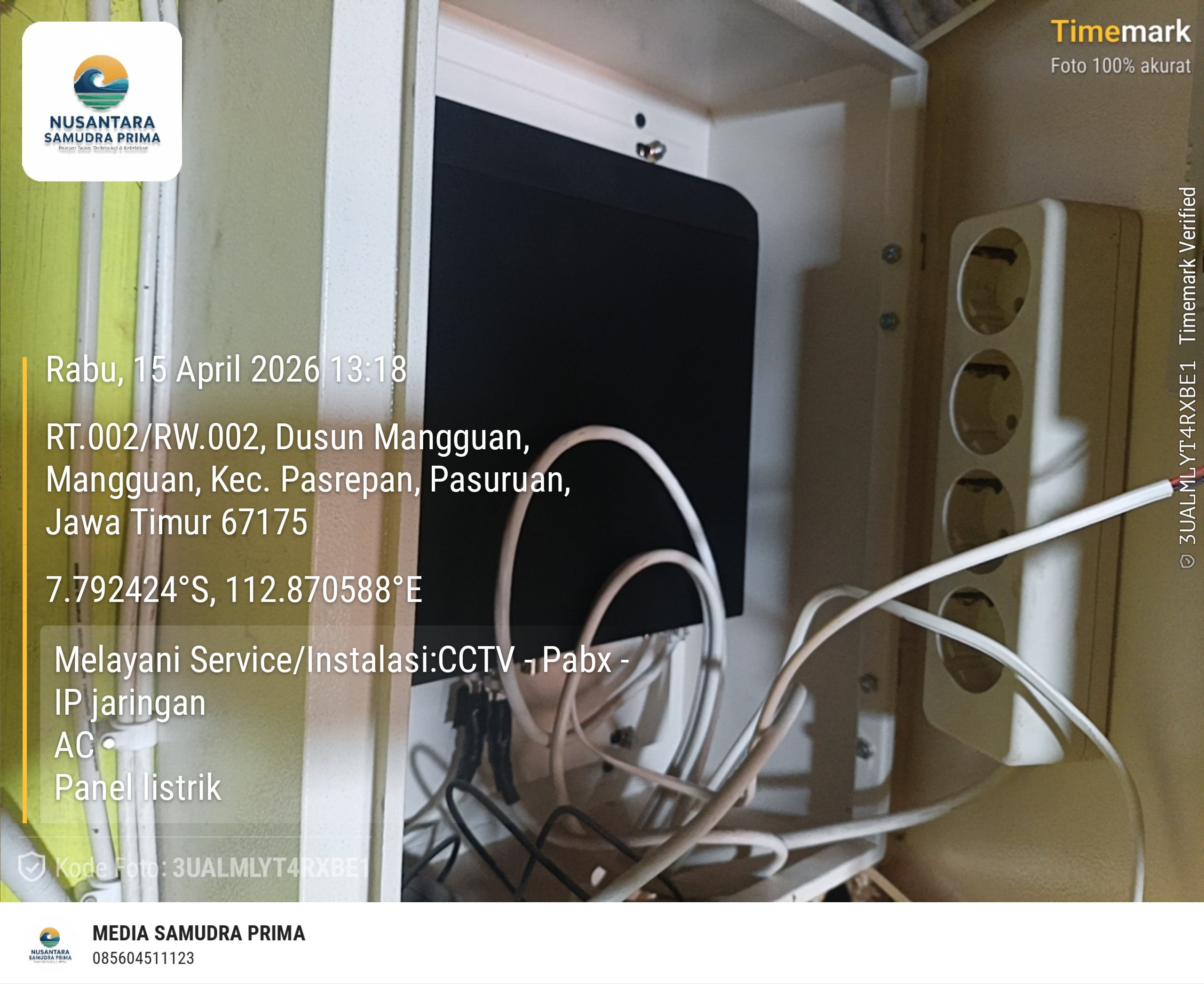Instalasi CCTV Hikvision Tuban oleh Nusantara Samudra Prima