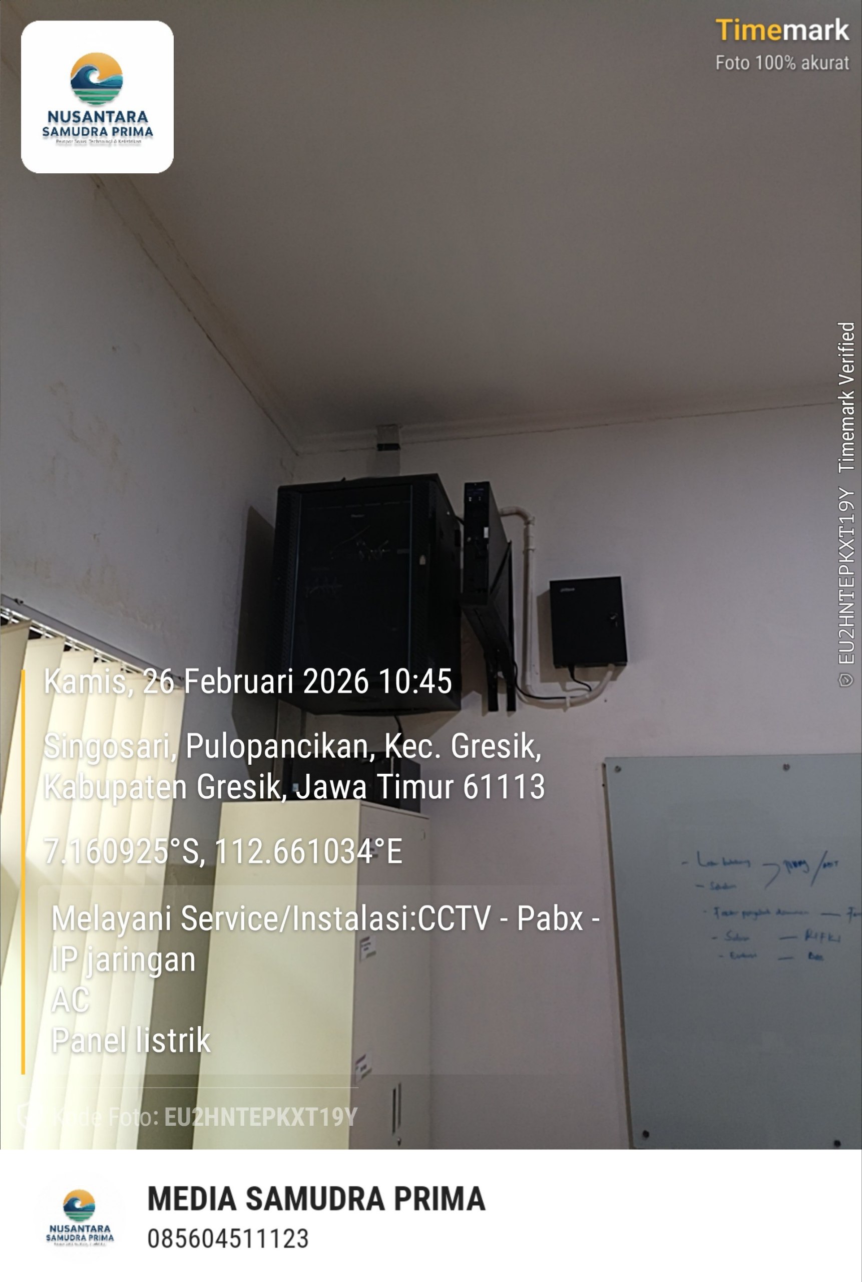 Instalasi CCTV 16 channel Bojonegoro oleh Nusantara Samudra Prima
